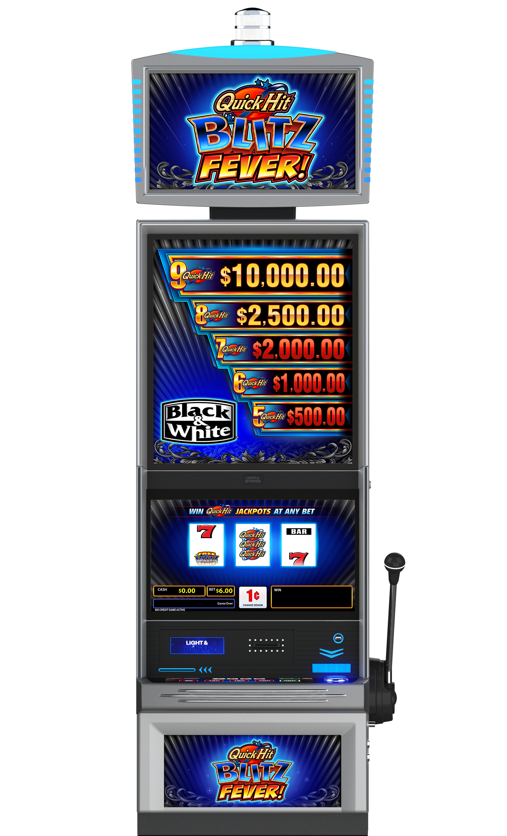 Quick Hit Blitz Fever - Black & White Cabinet